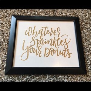 Handpainted Canvas panel wall art 8X10